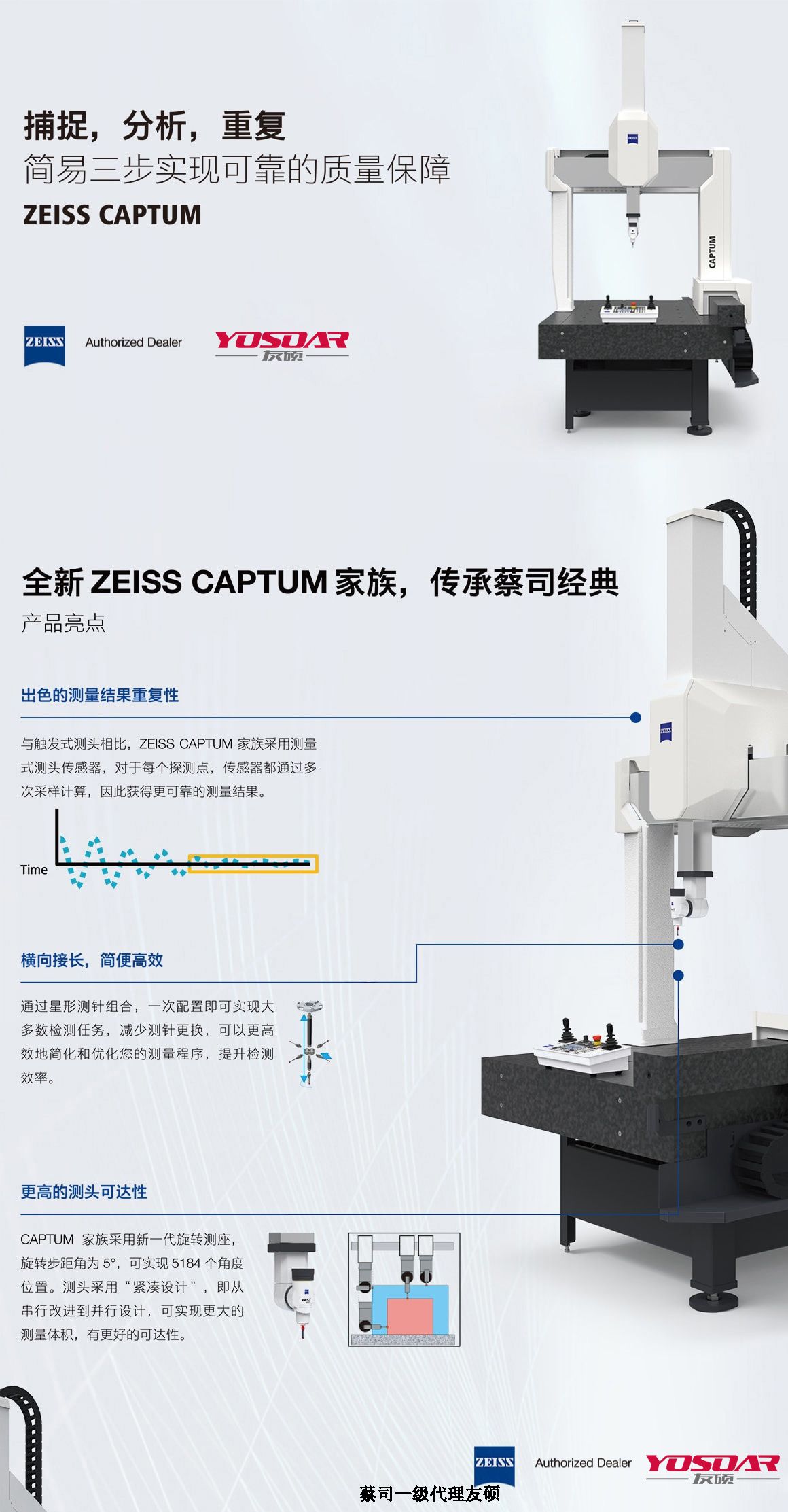 石嘴山蔡司三坐标CAPTUM